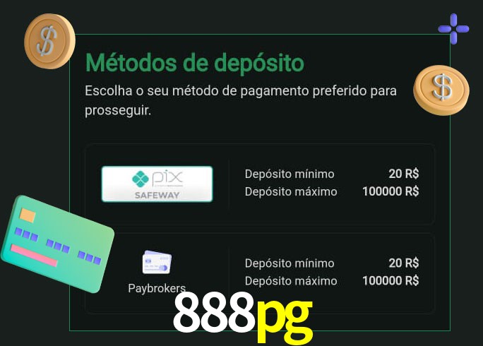 O cassino 888pg oferece uma grande variedade de métodos de pagamento